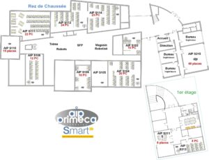 Zoom sur le plan du site